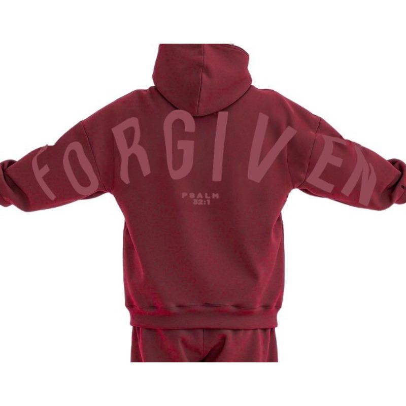 FORGIVEN Hoodie – Psalm 32:1 | Unisex Christian Oversized Sweatshirt