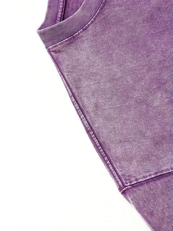 “God’s Plan” Vintage Washed T-Shirt – 230g Cotton, Double-Sided Print