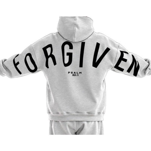 FORGIVEN Hoodie – Psalm 32:1 | Unisex Christian Oversized Sweatshirt